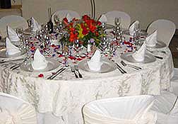 Mesa decorada